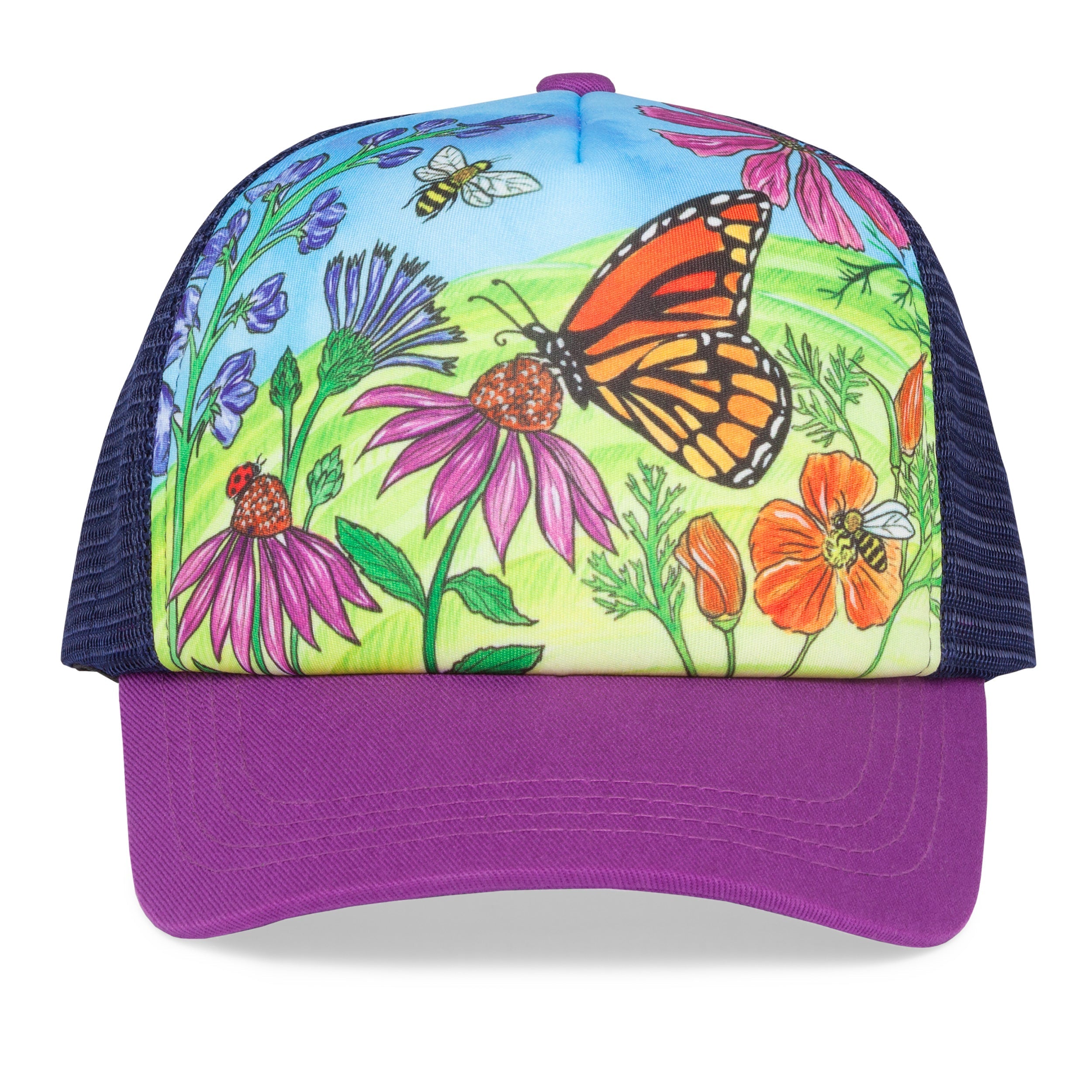 Kids' Butterfly and Bees Trucker R3
