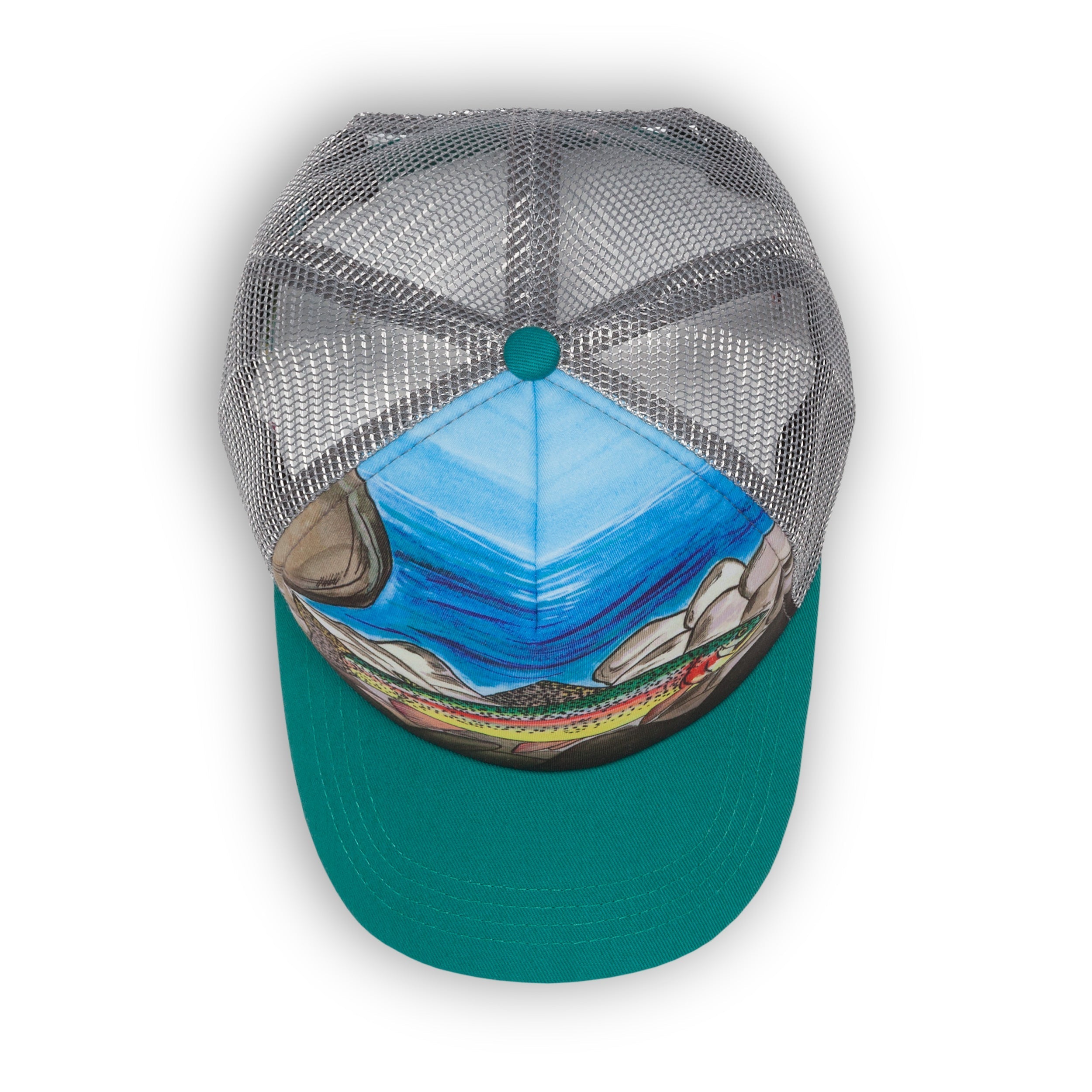Kids' Rainbow Trout Trucker V1