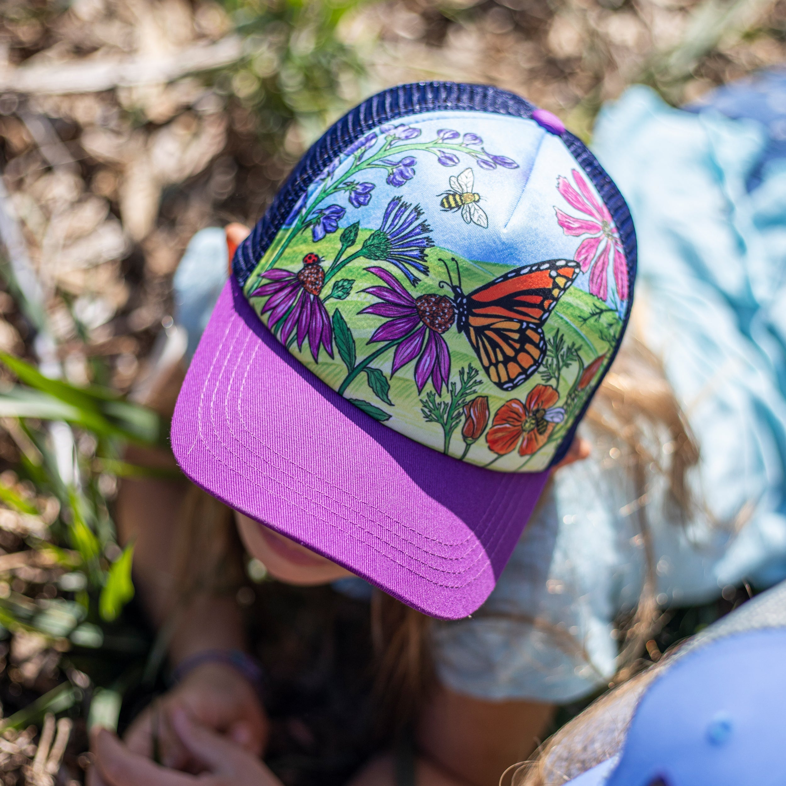 Kids' Butterfly and Bees Trucker R3